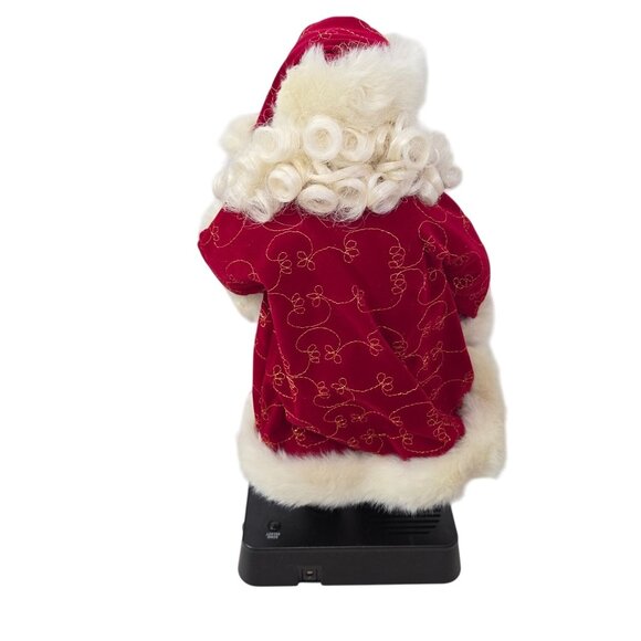 Vintage Christmas Fantasy Wonderland Santa Musician Plays 8 Holiday Melodies - Picture 4 of 15